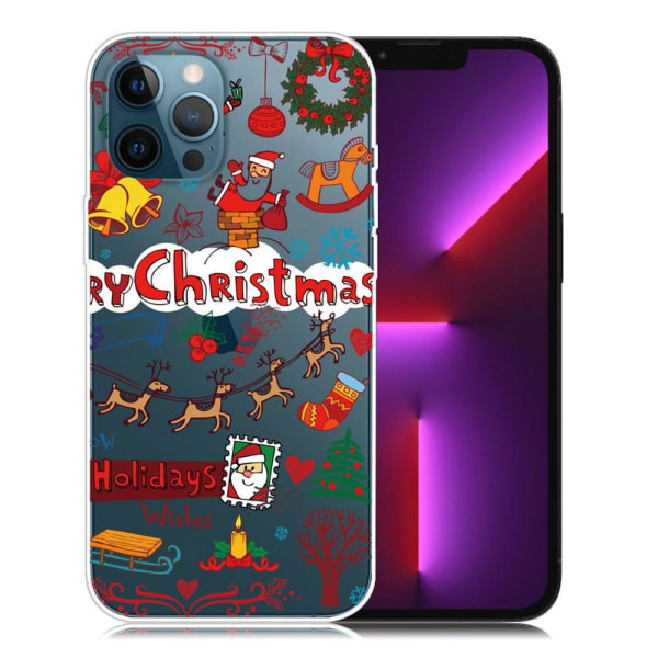 Deco iPhone 13 Pro skal - Juldekoration multifärg