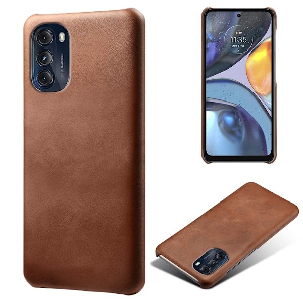 Croco Motorola Moto G (2022) kotelot - Ruskea Brown