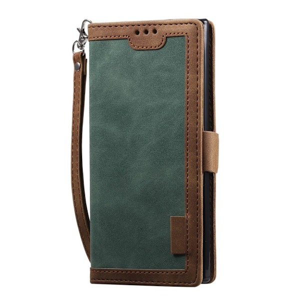 Suburbian läder Samsung Galaxy Note 10 Plus fodral - Grön Grön