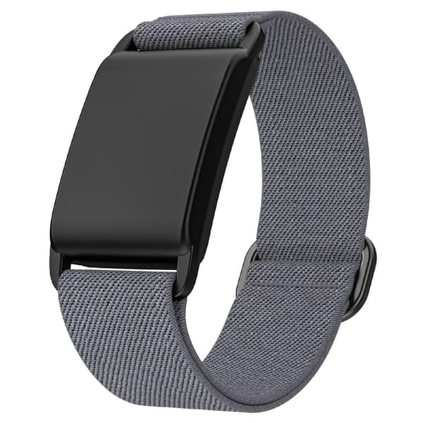 WHOOP 4.0 Fitness Tracker Elastiskt handledsband i ett stycke av polyester med justeringsspänne - Grå Silvergrå