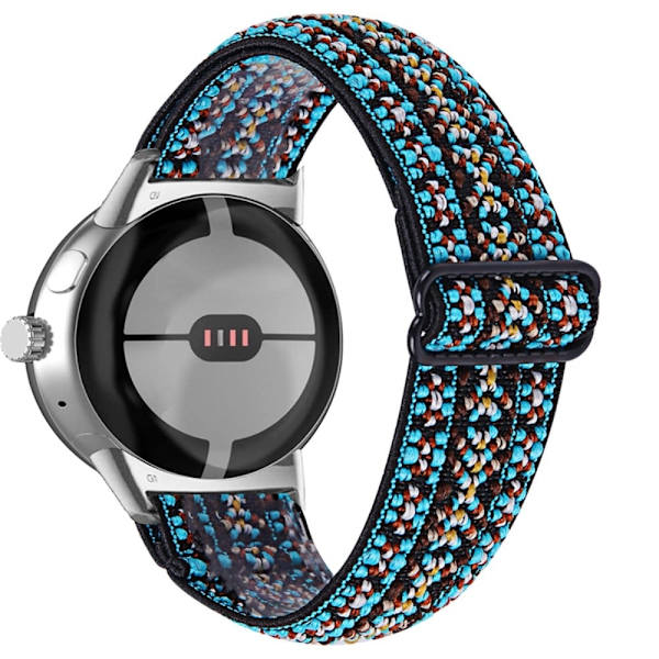 Google Pixel Watch punottu kellonhihna - Sininen / Sininen Green