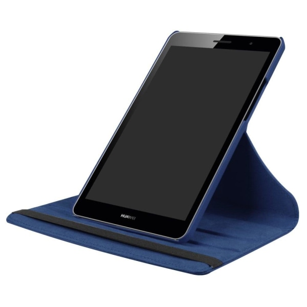 Huawei MediaPad T3 8.0 Roterbart fodral - Mörk blå Blå