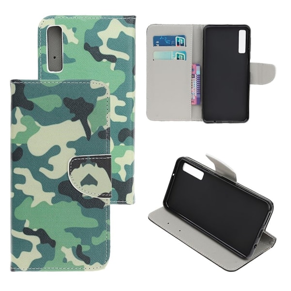 Wonderland Samsung Galaxy A70 kotelot - Maastokuvio Green