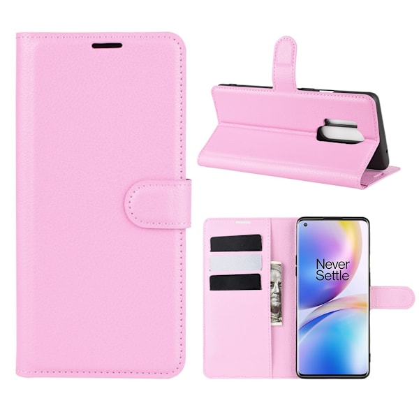 Classic OnePlus 8 Pro veske - Lyserosa Pink