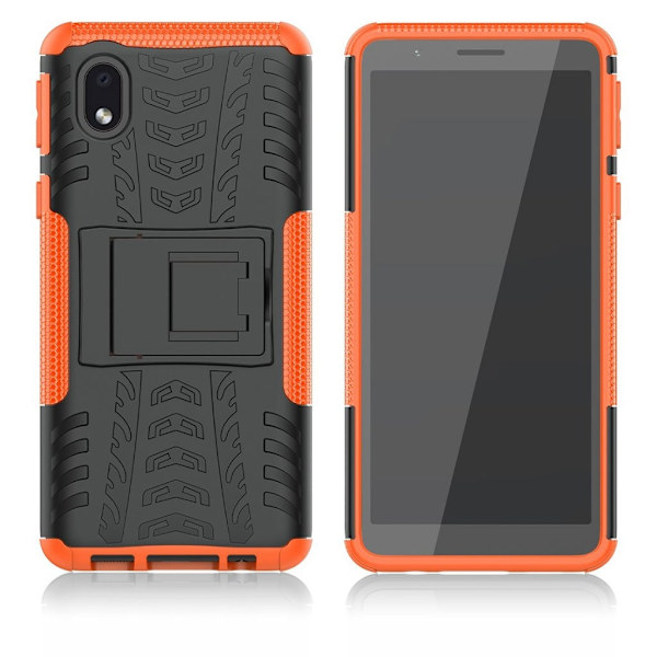 Offroad Etui Samsung Galaxy A01 Core - Sort / Orange Black