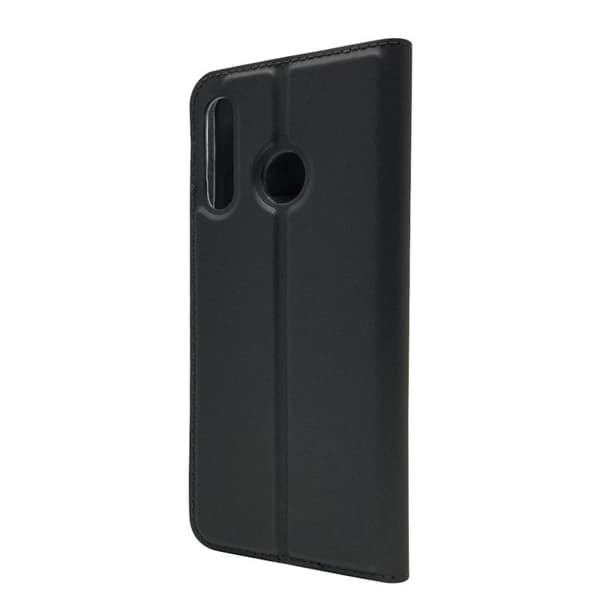 Huawei P30 Lite absorberings læderetui - Sort Black