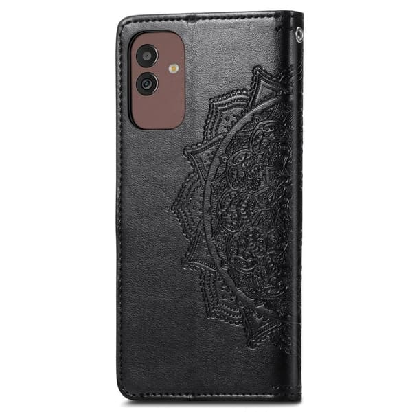 Mandala Samsung Galaxy M13 5g Flip Etui - Sort Black