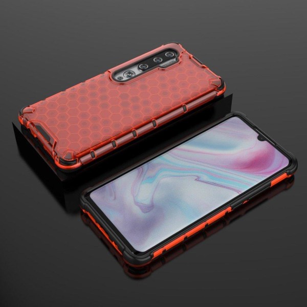 Bofink Honeycomb Xiaomi Mi CC9 Pro / Mi Note 10 cover – Rød Red