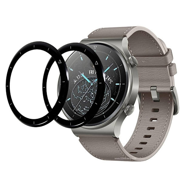 2Pcs IMAK Huawei Watch GT 2 Pro HD screen protector Transparent