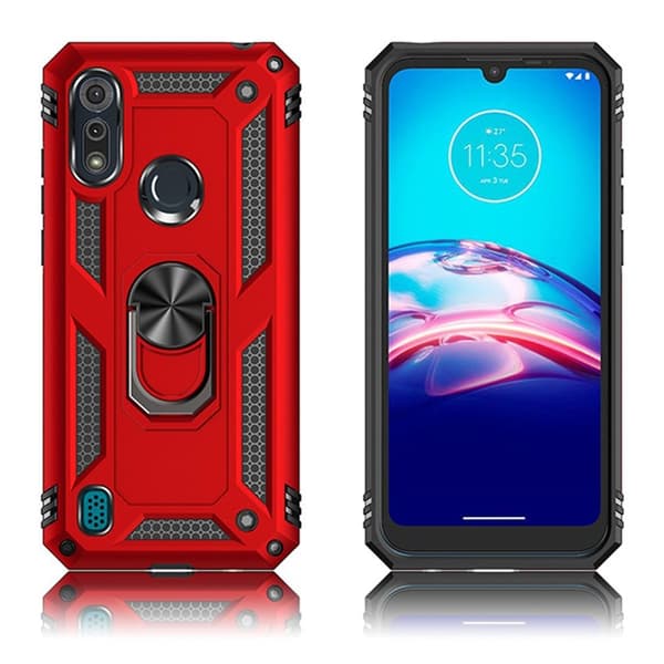 Bofink Combat Motorola Moto E6s (2020) etui - rød Red
