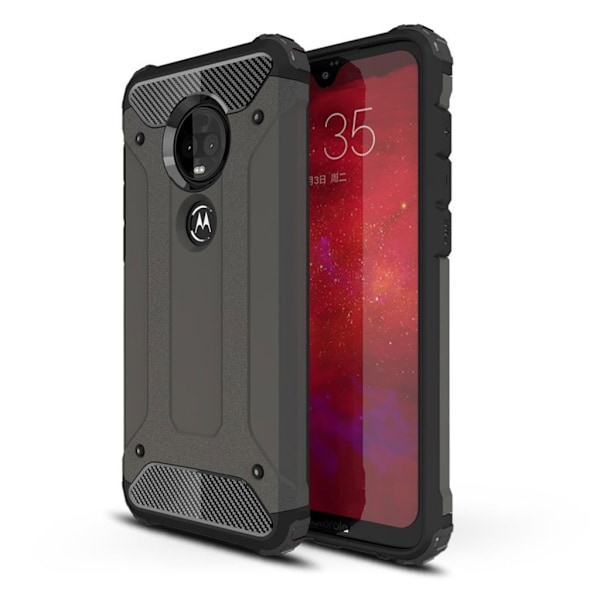 Armour Guard Motorola Moto G7 Plus kuoret - Kahvi Black