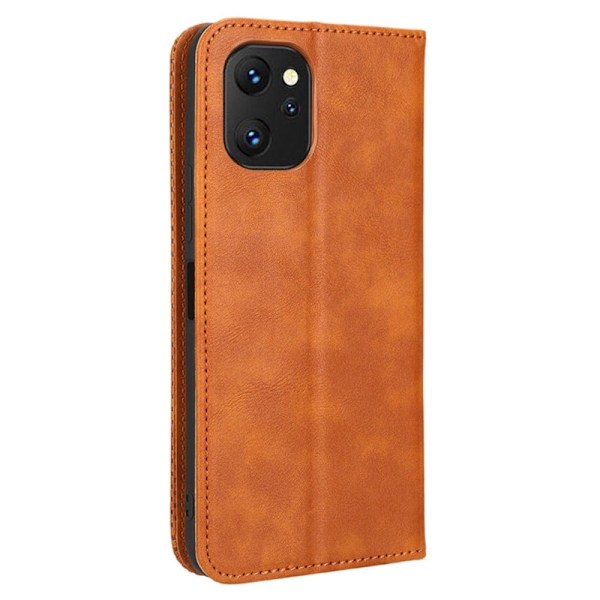 Bofink Vintage Umidigi Power 7 / 7s Nahkakotelo - Ruskea Brown