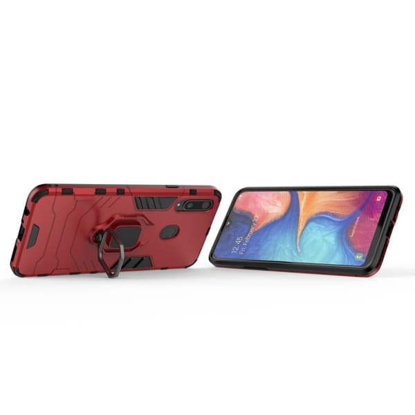 Ring Guard  Samsung Galaxy A20s deksel - Rød Red