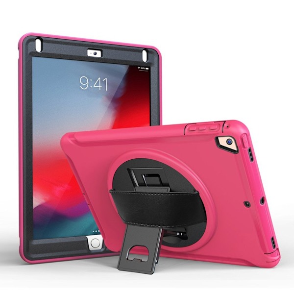 iPad (2018) 360 asteen kotelo - Ruusunpunainen Pink