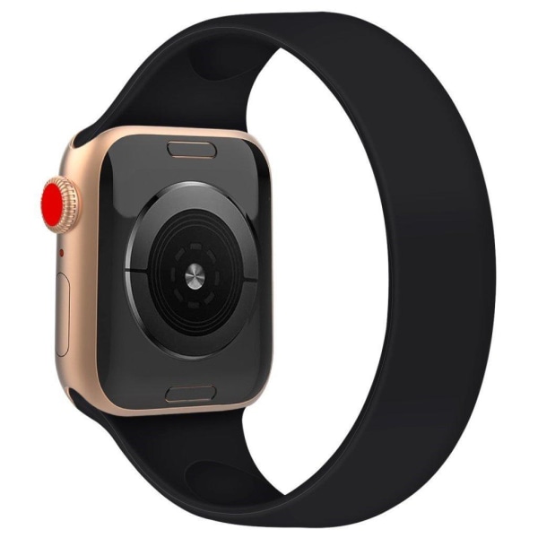 Elegant silikoneurrem til Apple Watch Series 5 / 4 44mm - Sort Størrelse: L Black