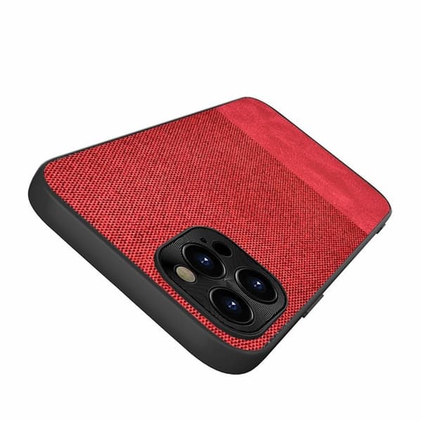 Berlin iPhone 13 Pro Max Suojakuori - Punainen Red