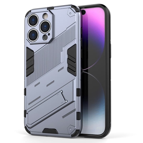 Stöttåligt iPhone 15 Pro Max hybridskal - Blå Blå