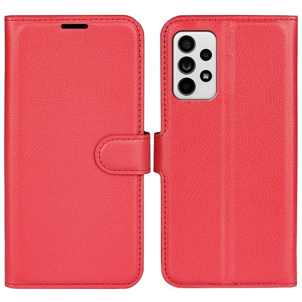 Classic Samsung Galaxy A33 5G Flip Etui - Rød Red