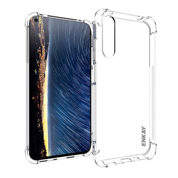 ENKAY clear drop-proof case for HTC Desire 22 Pro Transparent
