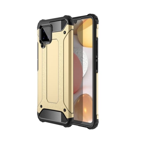 Armour Guard Etui Samsung Galaxy A42 5g - Guld Gold
