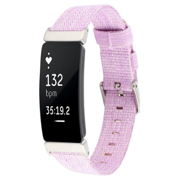 Fitbit Inspire / Inspire HR nylonkellonauha - Pinkki Pink