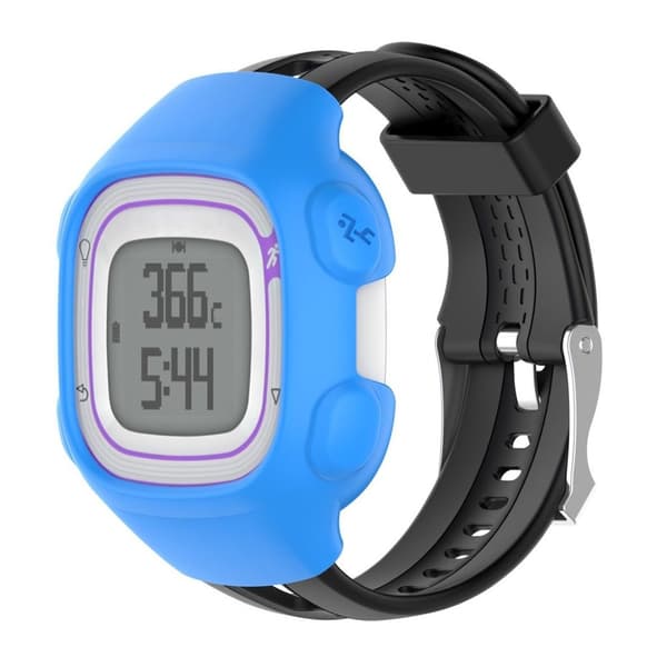 Garmin Forerunner 15 / 10 skyddsskal silikon skyddande - Blå Blå