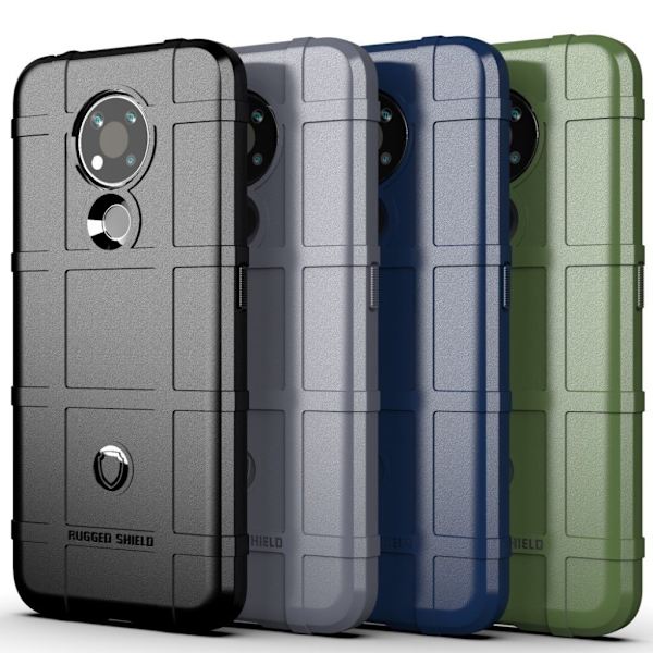 Rugged Shield Nokia 3.4 kotelot - Musta Black