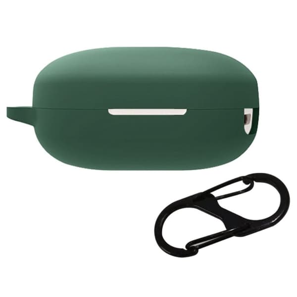 Haylou GT7 TWS silikoneetui med spænde - Midnatsgrøn Green