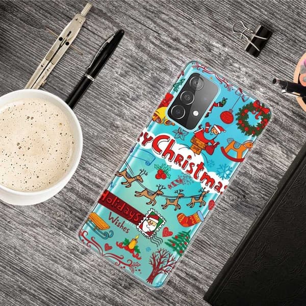 Deco Samsung Galaxy A73 deksel - Juledekorasjon Red