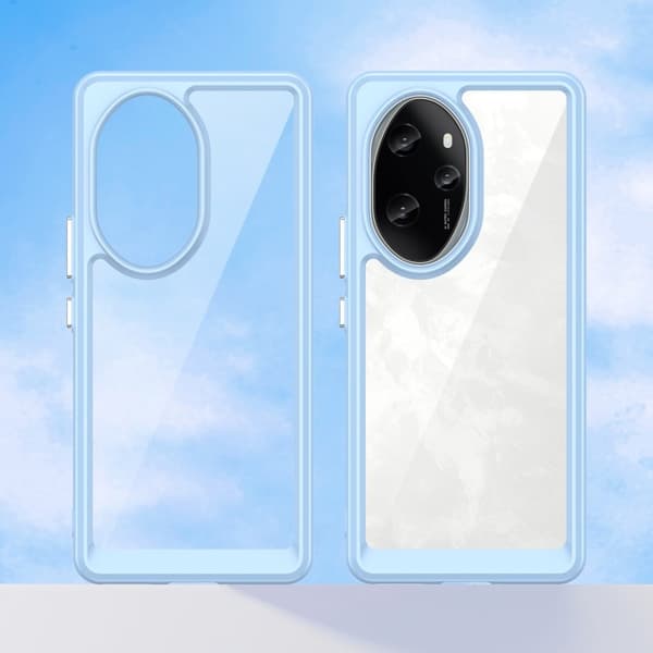 Honor 100 Pro älykäs akryylikansi - Sininen Blue