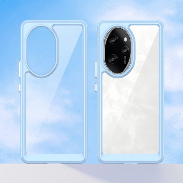 Honor 100 Pro smart telefonskal i akryl - Blå Blå