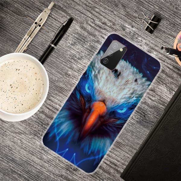 Deco Samsung Galaxy A02s (166mm) skal - Fågel Blå