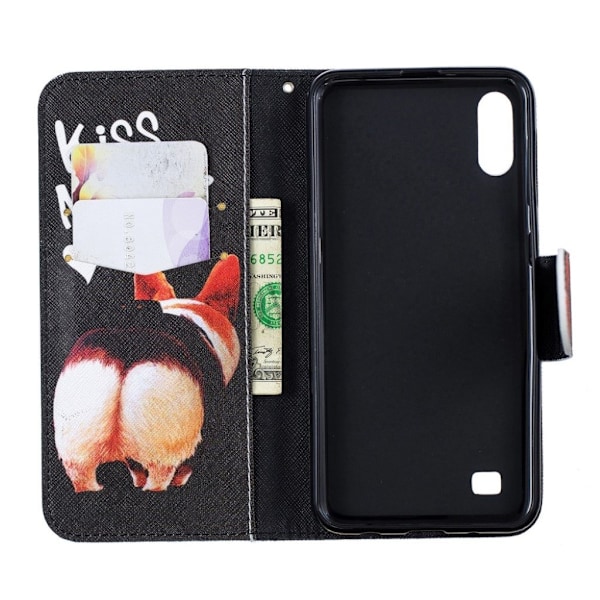 Wonderland Samsung Galaxy A10 kotelot - Kiss My Ass Black