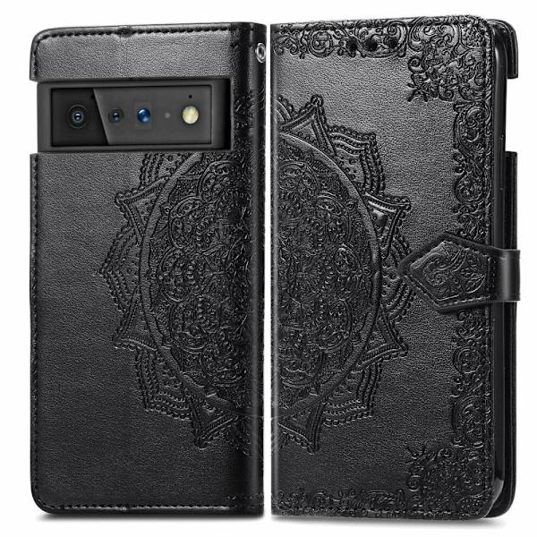 Mandala Google Pixel 6 Flip Etui - Sort Black