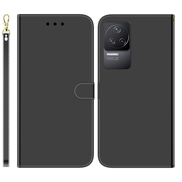 Mirror etui til Xiaomi Redmi K50 / Xiaomi Redmi K50 Pro - Sort Black