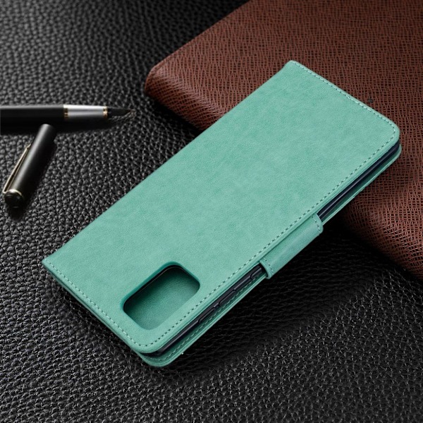 Butterfly Samsung Galaxy A71 etui – Grøn Green