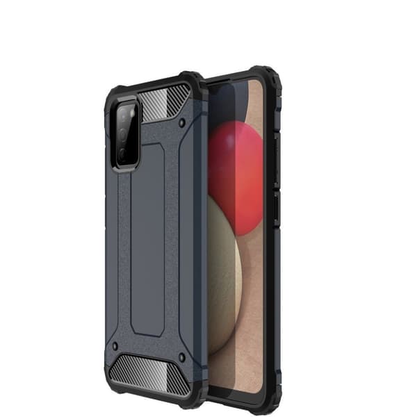 Armour Guard Etui Samsung Galaxy A02s - Mørkeblå Blue