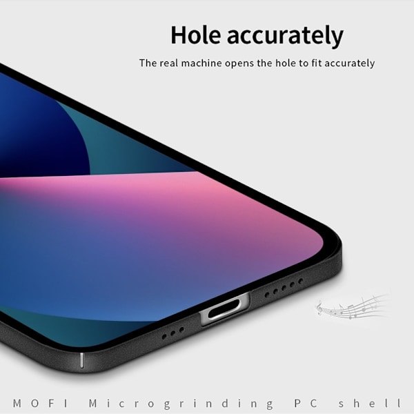 MOFi Slim Shield iPhone 13 Fodral - Grå Silvergrå