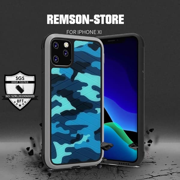 Raigor Inverse KHOSLA suojakuori iPhone 11 Pro Maxille - Sininen Blue