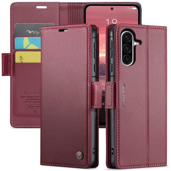 CaseMe Samsung Galaxy A36 glatt etui - Rød Red
