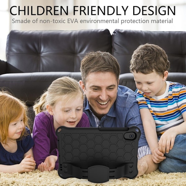 Huawei MediaPad M5 Lite 8 hunajakennotyylinen kotelo - Musta Black