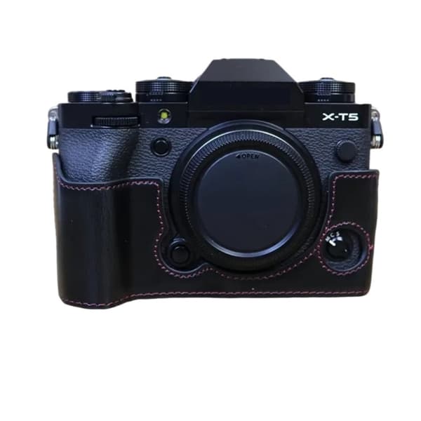 Fujifilm X-T5 nahkasuojus - Musta Black