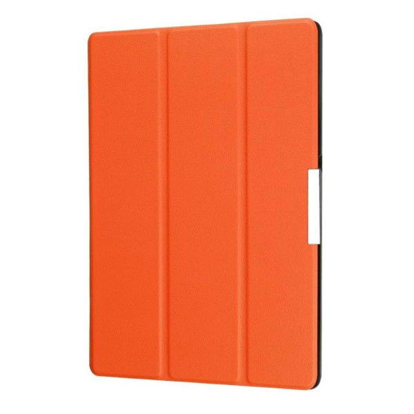 Lenovo Tab 3 Plus 10 tri-fold läderfodral - Orange Orange
