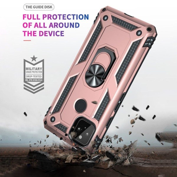 Bofink Combat Google Pixel 5a Suojakotelo - Ruusukulta Pink