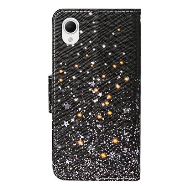 Wonderland Samsung Galaxy A23e Flip Etui - Shattered Stjerner Black
