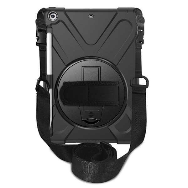 iPad (2018) 360 combo deksel  - Sort Black