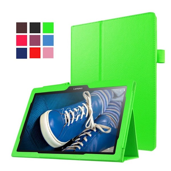 Lenovo Tab 10 TB-X103F litchi-nahkainen nahkakotelo - Vihreä Green
