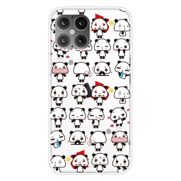 Deco iPhone 12 Pro / iPhone 12 kotelot - Pandat White