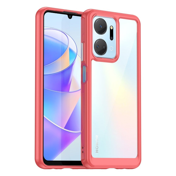 Honor X7a smart akryldeksel - Rød Red