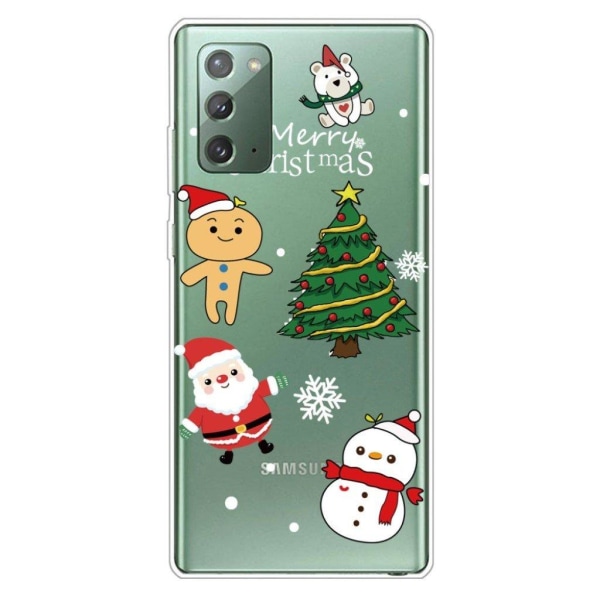 Christmas Samsung Galaxy Note 20 case - Santa / Snowman / Tree Multicolor